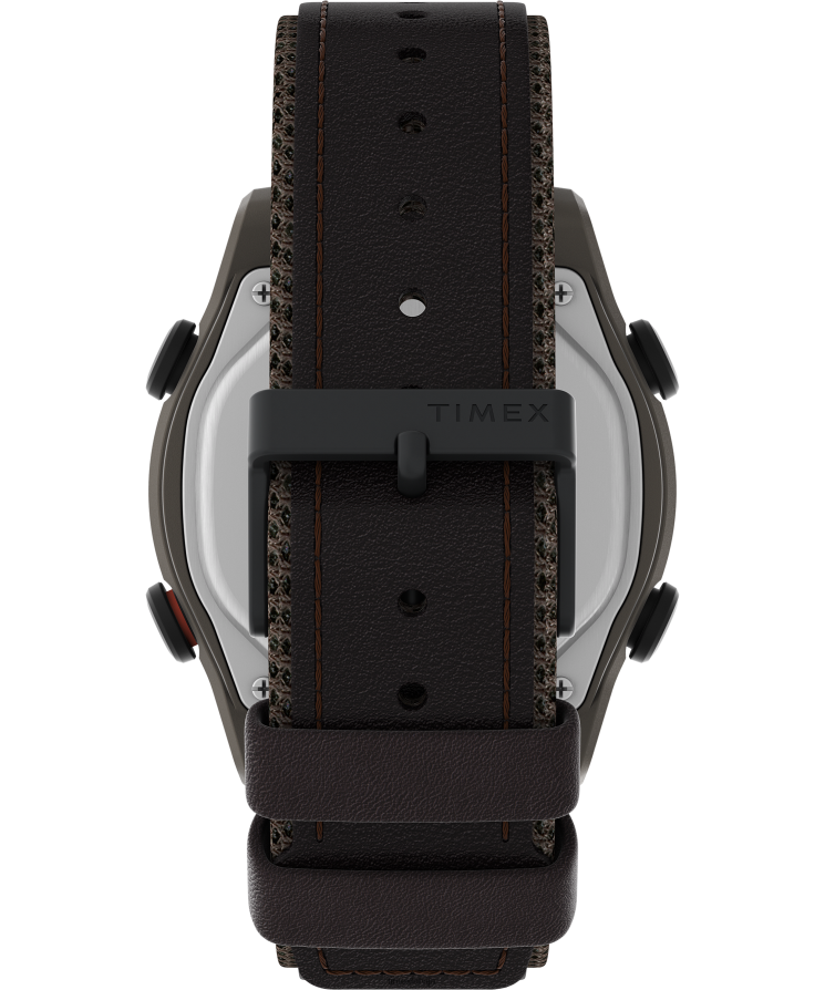 pulksteņi | Timex vīriešiem ekspedīcijas trailblazer+ 43mm jaukta materiāla siksnas pulkstenis brūns/sarkans 402PZN241